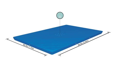 غطاء حوض السباحة بيست واي 8'6" × 67"/2.59MX 1.70 متر