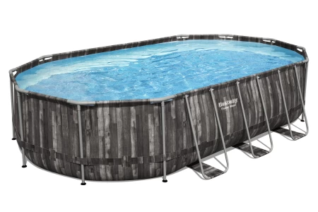 بيست واي 20 × 12 × 48 بوصة / 6.10MX 3.66MX 1.22M مجموعة حوض سباحة بيضاوي
