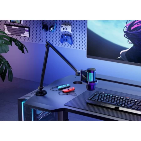 GamerTek Pivot Core Microphone Arm - Black
