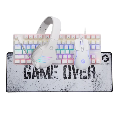 GAMEON VIPER XA All-In-One Artic Series Gaming Bundle (Mechanical Keyboard, Headset, Mouse & Mousepad)