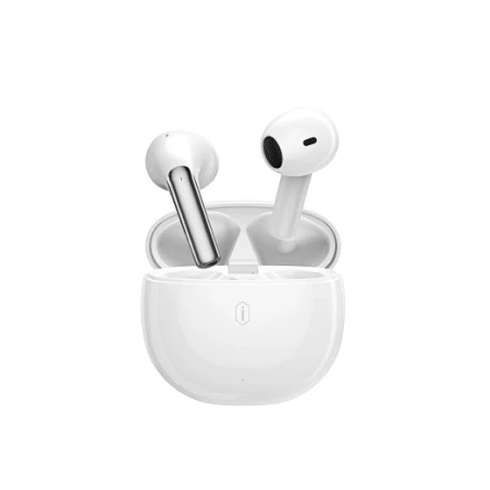 ويوي سماعات أذن لاسلكية مزودة بتقنية البلوتوث 53 مع 4 ميكروفونات لتقليل الضوضاء مقاومة للماء حتى 40 ساعة وشحن سريع للبطارية للمكالمات والموسيقى