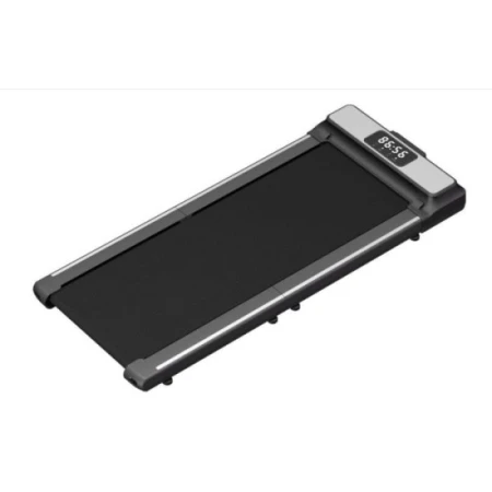 جهاز المشي المنزلي الذكي القابل للطي يتحمل حتى 120 كجم - اسود وفضي