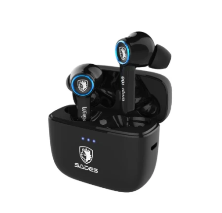 سيدس سماعات أذن  وينجز 100  للألعاب باللون الأزرق - TWS01