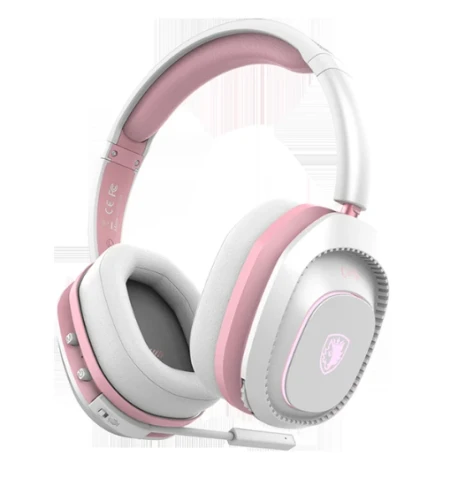 سيدس سماعة الألعاب اللاسلكية  كاريير SA-203، وردي