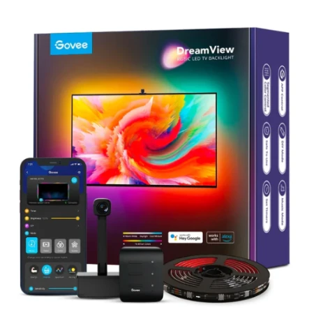 جوفي شريط إضاءة تلفزيوني   (3.6 متر) مع كاميرا (واي فاي + بلوتوث) - H6199