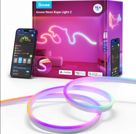 جوفي أضواء حبل نيون  2 (5 أمتار) - H61D5