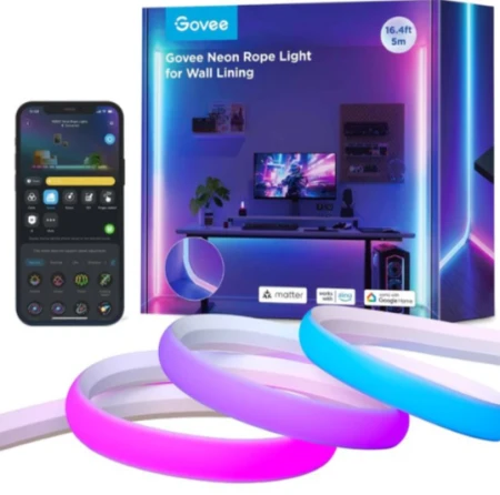 جوفي  إضاءة نيون بطول 5 أمتار لبطانة الحائط - H66412D1