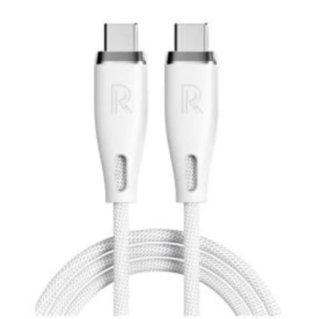 راف باور كابل  60 واط، 1.2 متر، USB2.0، 3 أمبير، ابيض