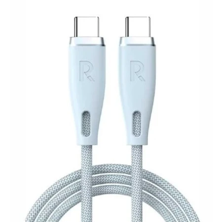 راف باور كابل  60 واط، 1.2 متر، USB2.0، 3 أمبير، بنفسجي , ازرق فاتح