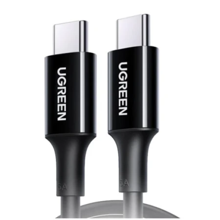 يوجرين كابل شحن  USB-C 2.0 بقوة 100 واط وطول 2 متر (أسود)US300