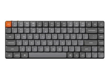 كيكرون لوحة مفاتيح كي ٣ ماكس كيو إم كيه/في آي إيه ميكانيكية لاسلكية ٧٥٪ قابلة للبرمجة، إل إي دي آر جي بي بلوتوث/يو إس بي تايب سي (تخطيط عربي)