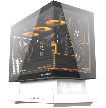 جيم اون كمبيوتر الألعاب من فئة Ryzen 7، بمعالج Ryzen 7 9700X، وبطاقة رسومات RTX 5060 Ti بذاكرة 16 جيجابايت، ونظام تشغيل ويندوز 11 برو