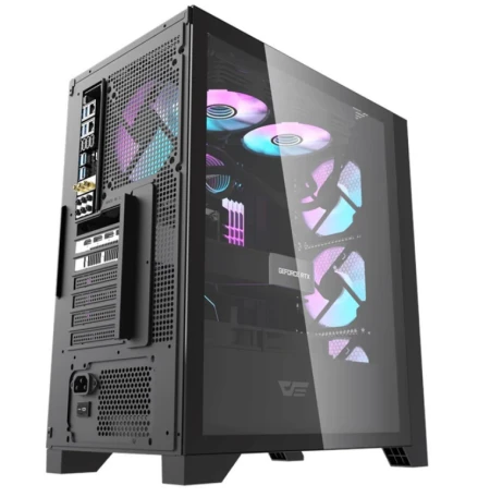 جيم اون  كمبيوتر الألعاب من فئة i5، بمعالج i5-14400F، وبطاقة رسومات RTX 5060 Ti بذاكرة 16 جيجابايت، ونظام تشغيل ويندوز 11 برو