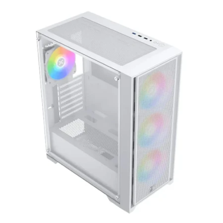 جيم اون كمبيوتر الألعاب من فئة i5، بمعالج i5-14400F، وبطاقة رسومات RTX 5050 بذاكرة 8 جيجابايت، ونظام تشغيل ويندوز 11 برو